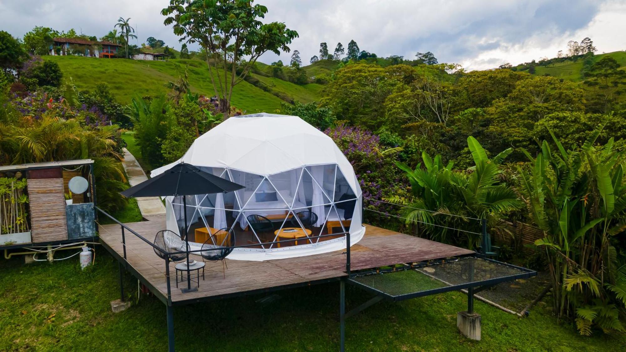 Ecohotel Monte Tierra Habitaciones Y Glamping Filandia Kültér fotó